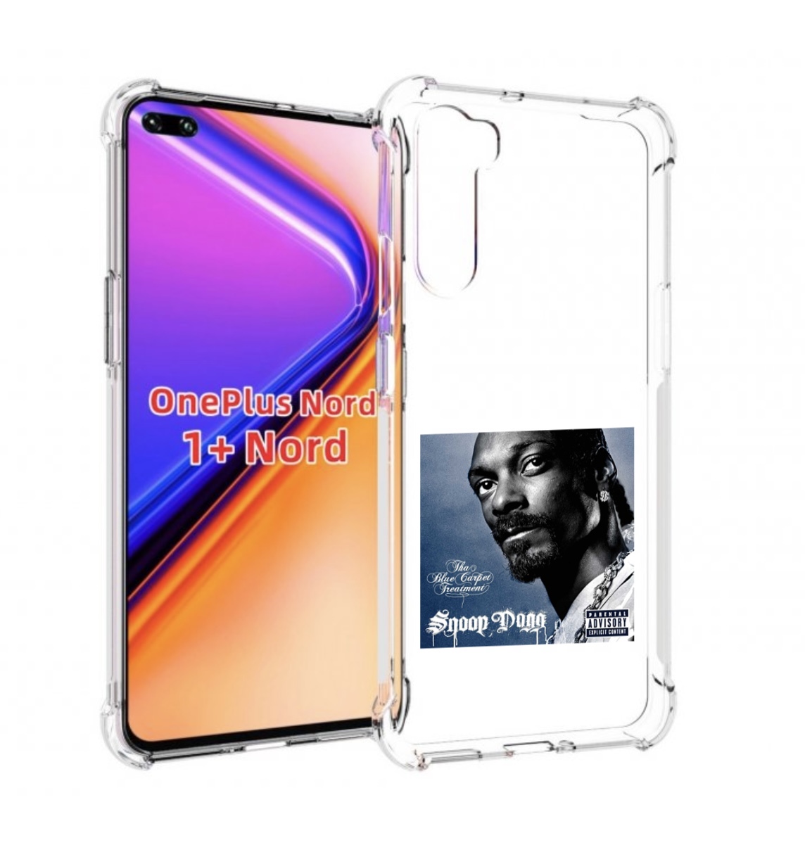 

Чехол MyPads Snoop Dogg THA BLUE CARPET TREATMENT для OnePlus Nord / 1+ Nord (1ая версия), Прозрачный, Tocco