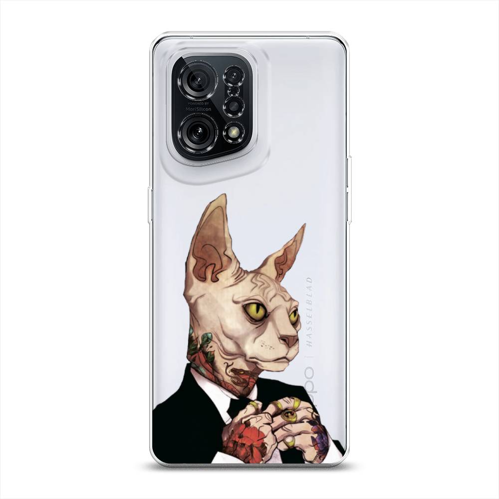 

Чехол Awog на Oppo Find X5 "Татуированный сфинкс", Разноцветный, 259750-7