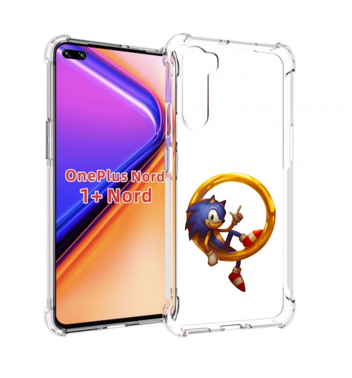 

Чехол MyPads Sonic-R для OnePlus Nord / 1+ Nord (1ая версия), Прозрачный, Tocco