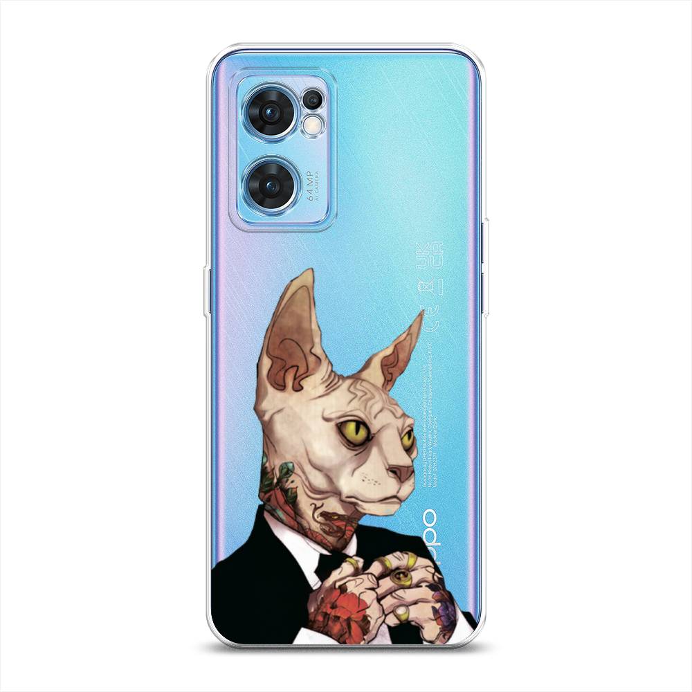 

Чехол Awog на Oppo Find X5 Lite "Татуированный сфинкс", Разноцветный, 259850-7