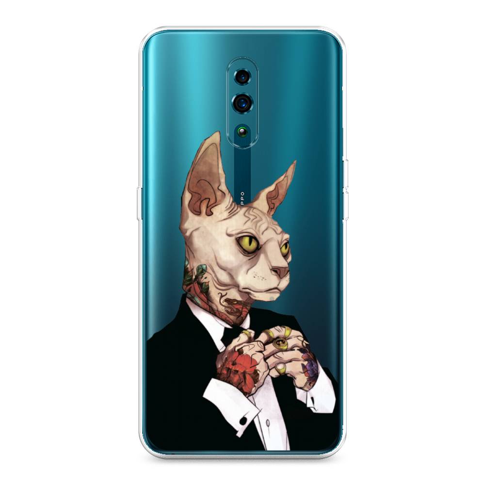 

Чехол Awog на Oppo Reno "Татуированный сфинкс", Разноцветный, 250750-7