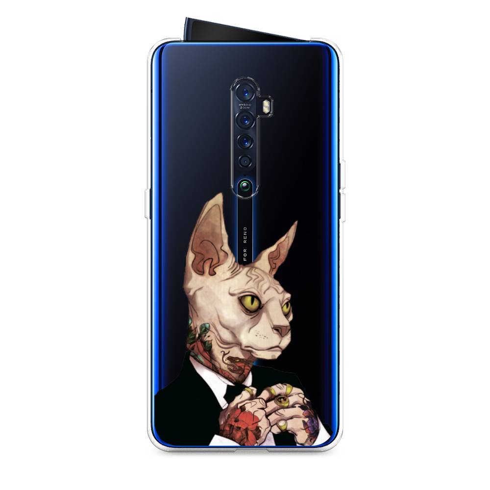 

Чехол Awog на Oppo Reno 2 "Татуированный сфинкс", Разноцветный, 253550-7