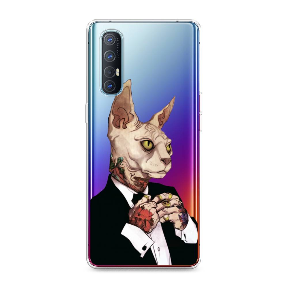 

Чехол Awog на Oppo Reno 3 Pro "Татуированный сфинкс", Разноцветный, 252550-7