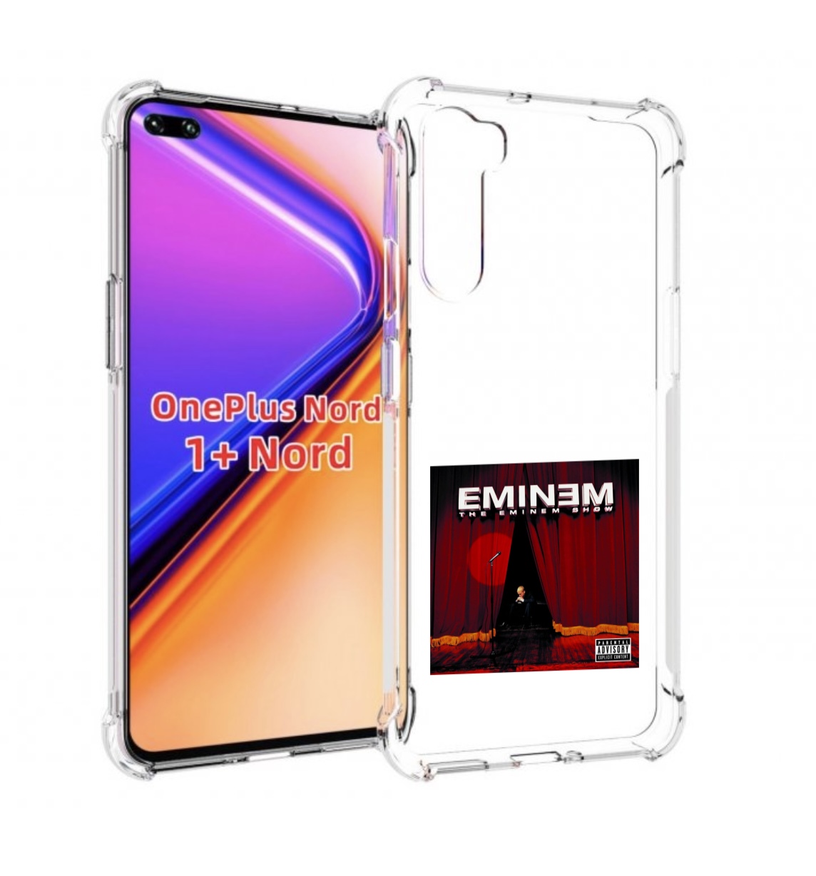 

Чехол MyPads THE EMINEM SHOW для OnePlus Nord / 1+ Nord (1ая версия), Прозрачный, Tocco