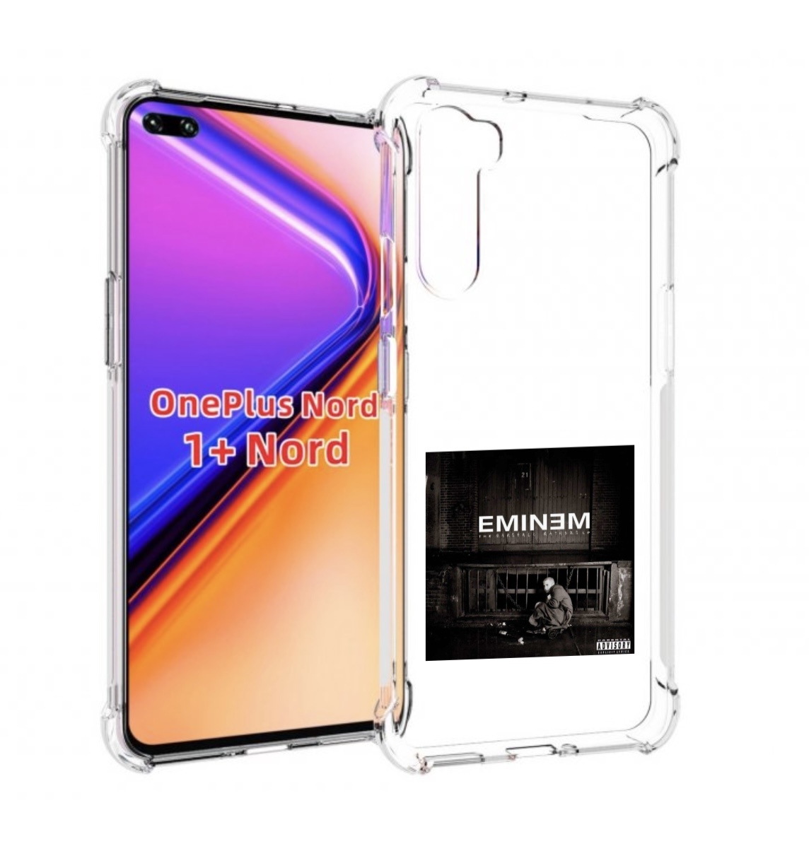 

Чехол MyPads THE MARSHALL MATHERS LP для OnePlus Nord / 1+ Nord (1ая версия), Прозрачный, Tocco