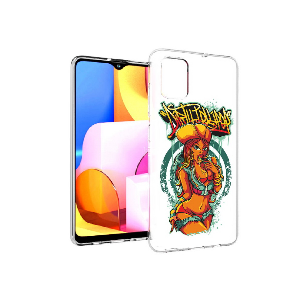 Чехол MyPads Tocco для Samsung Galaxy A71 нарисованная девушка комикс (PT142122.485.500)