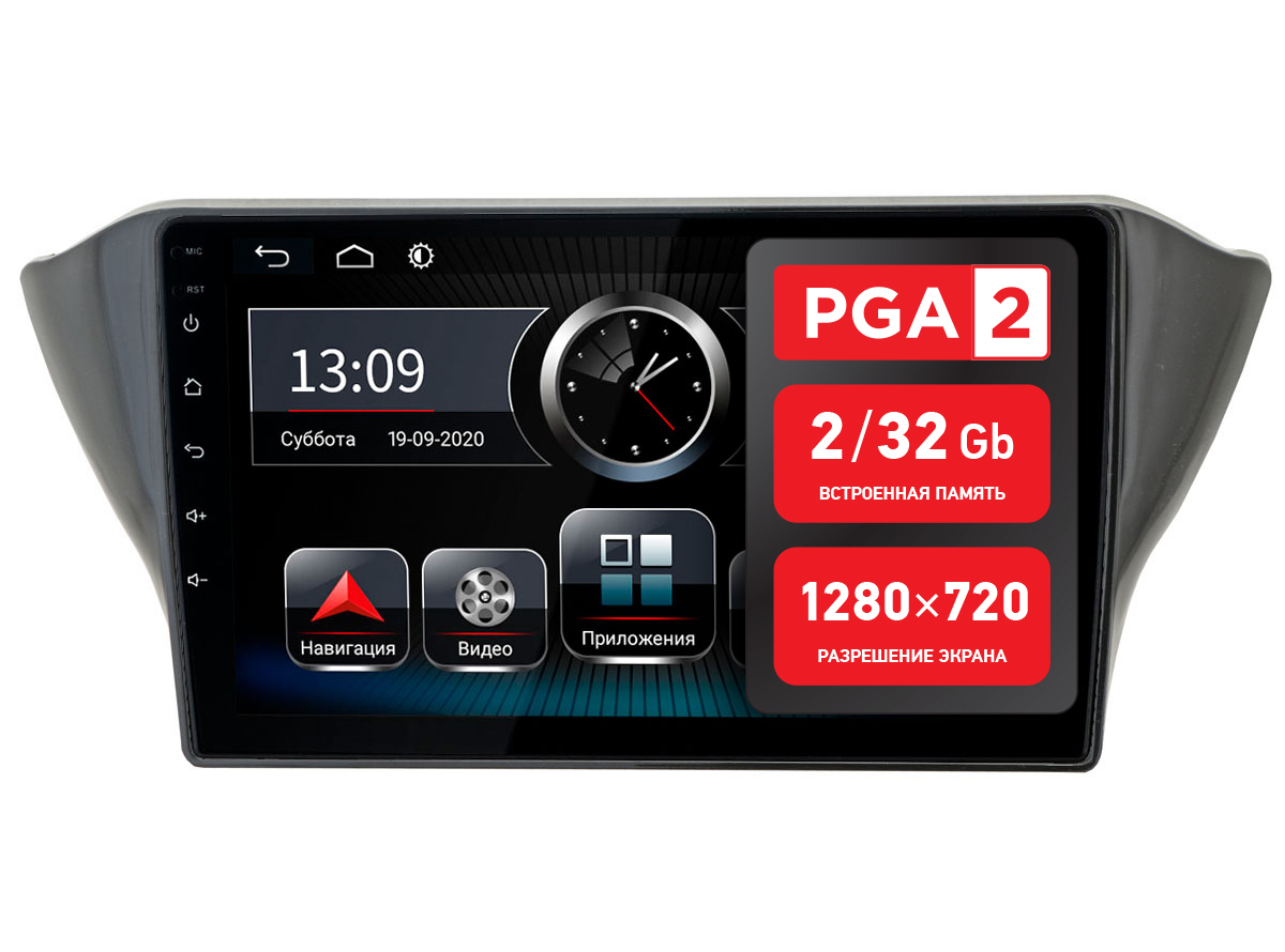 

Штатная магнитола Incar PGA 2 1901 для Geely Atlas 17+ BT/QLED/2.5D, Geely