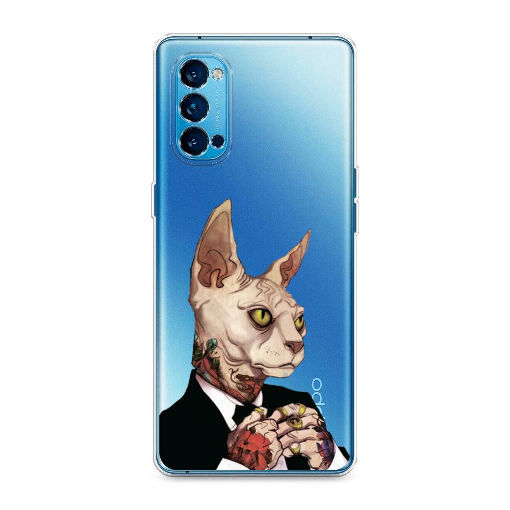 

Чехол Awog на Oppo Reno 4 Pro 5G "Татуированный сфинкс", Разноцветный, 253750-7