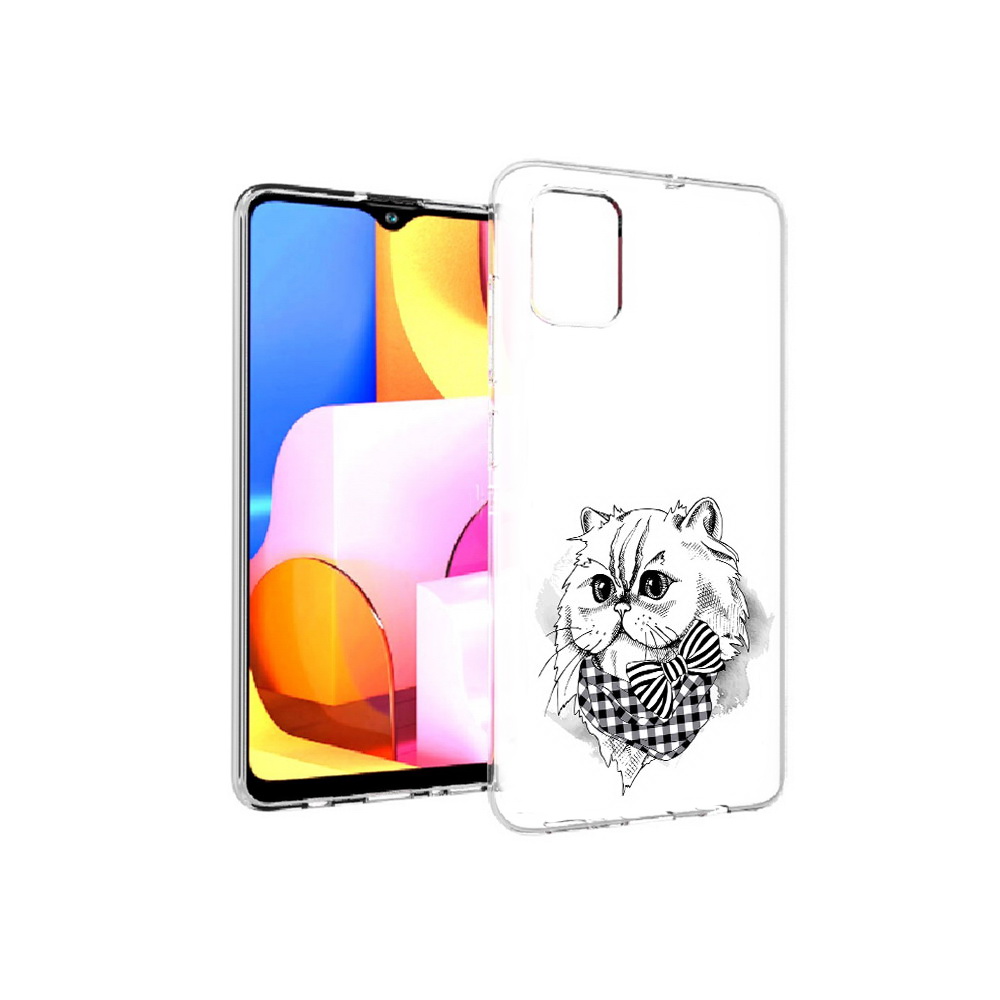 Чехол MyPads Tocco для Samsung Galaxy A71 нарисованная красивая кошечка (PT142122.485.503)