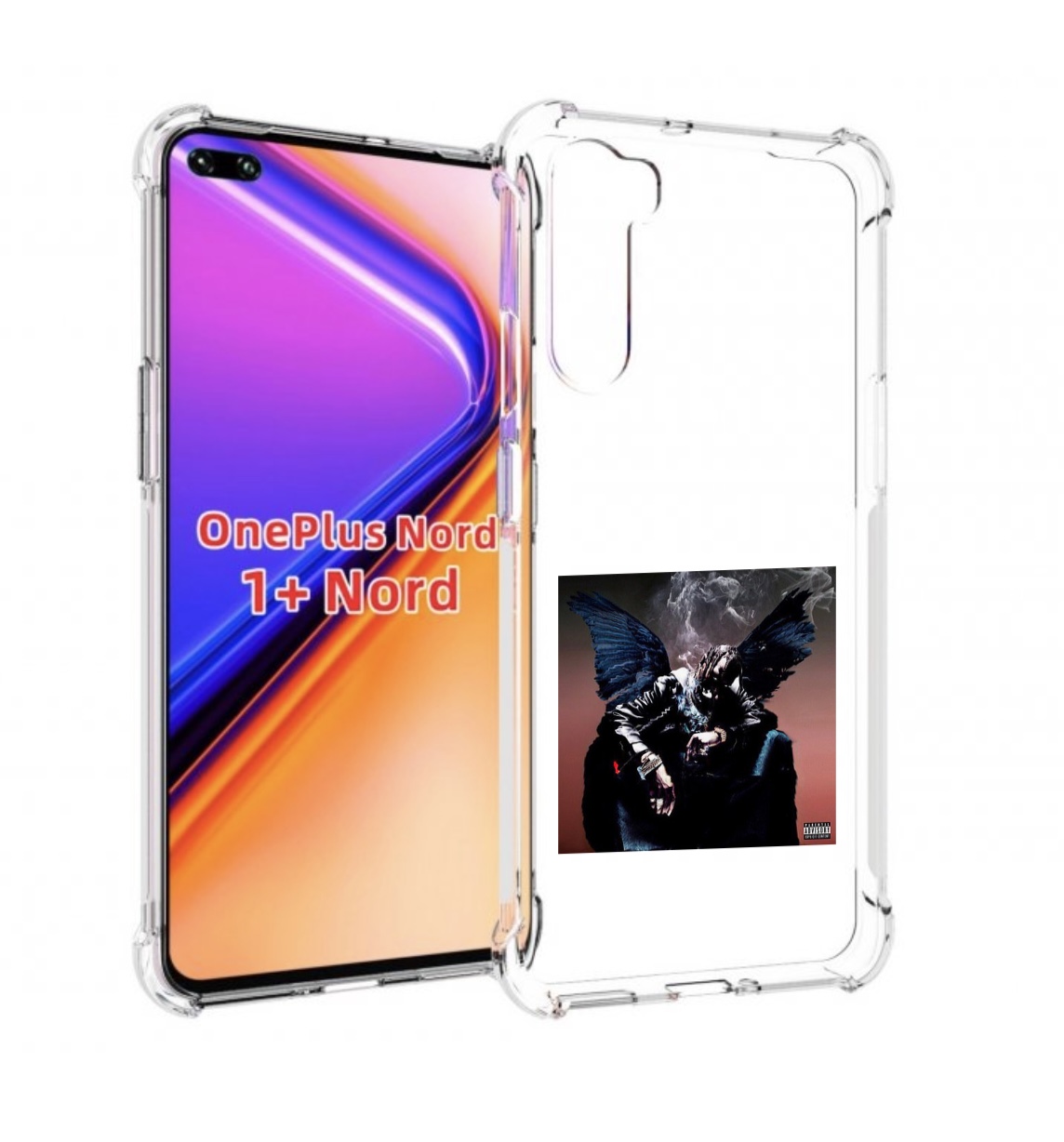 

Чехол MyPads Travis Scott - Birds In The Trap Sing McKnight для OnePlus Nord, Прозрачный, Tocco