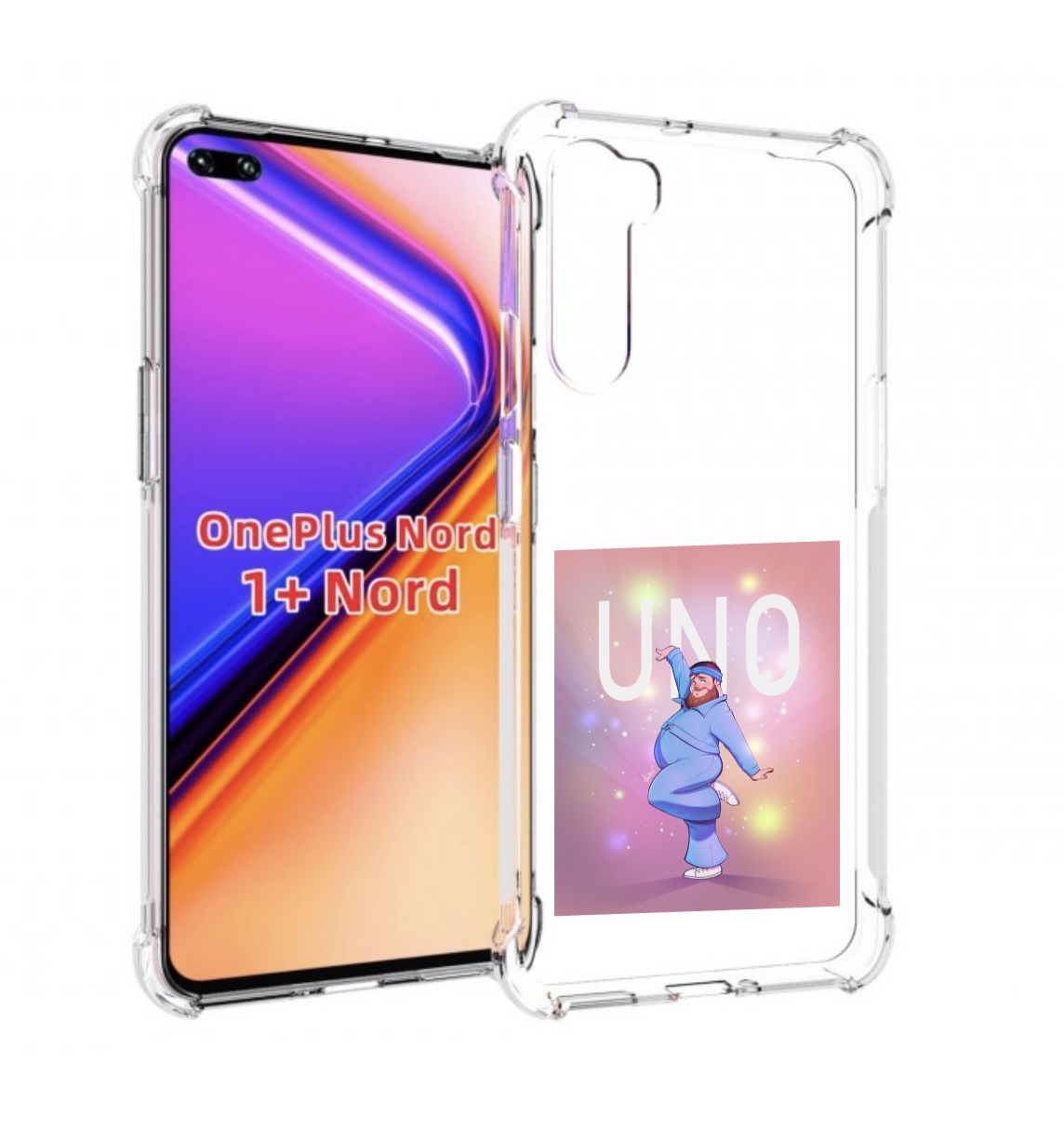 

Чехол MyPads UNO-танцор для OnePlus Nord / 1+ Nord (1ая версия), Прозрачный, Tocco