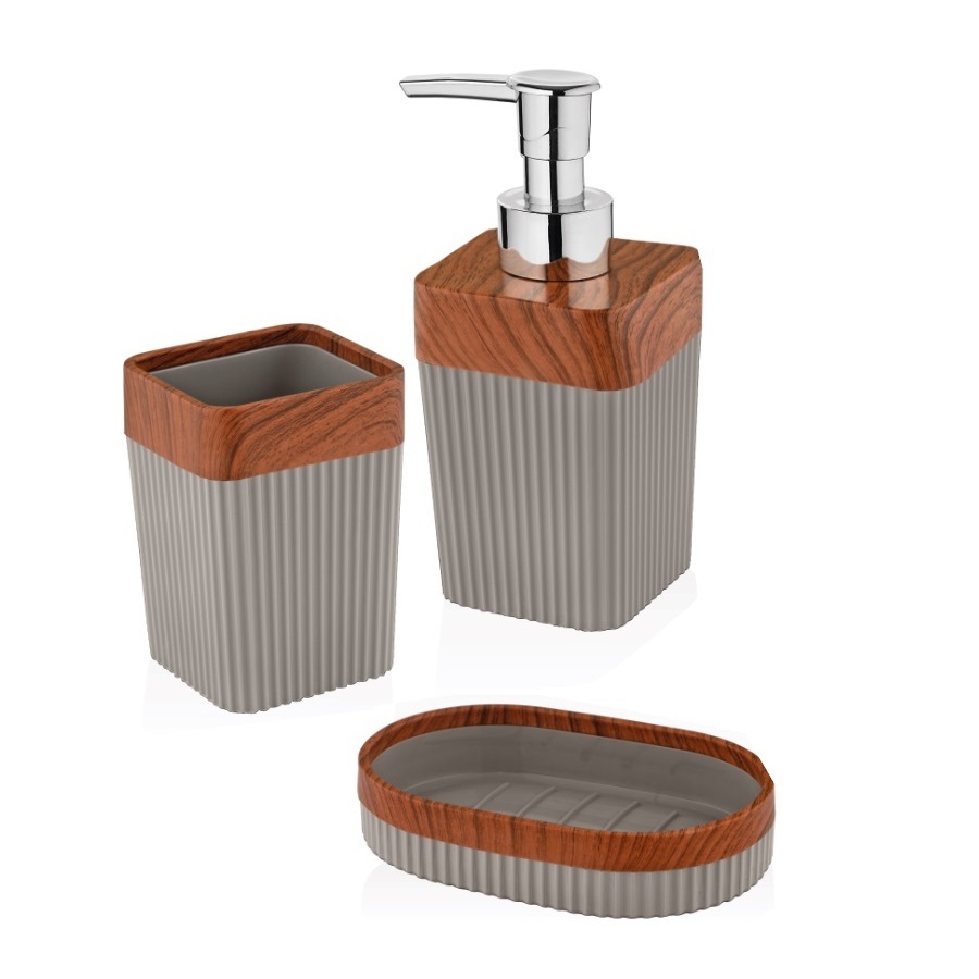 Набор для ванной комнаты Vialex COLUMB CKB106A-latte 3 предмета