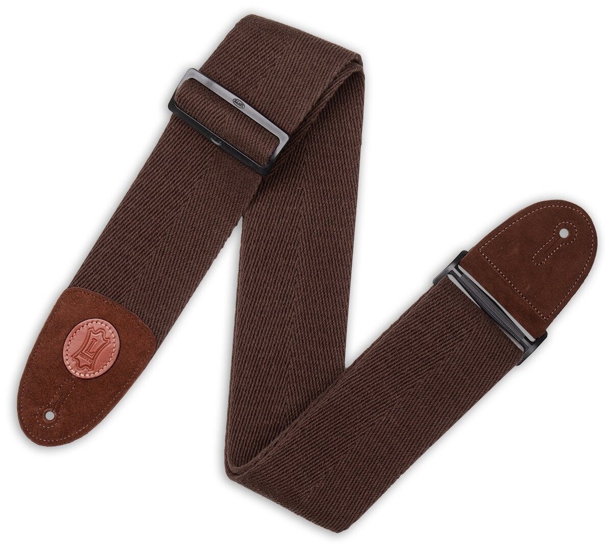 

Signature Series Ремень для гитары, хлопок, коричневый, Levy's MSSC4-BRN
