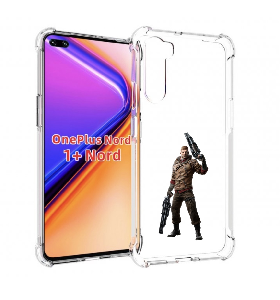 

Чехол MyPads Wolfenstein для OnePlus Nord / 1+ Nord (1ая версия), Прозрачный, Tocco