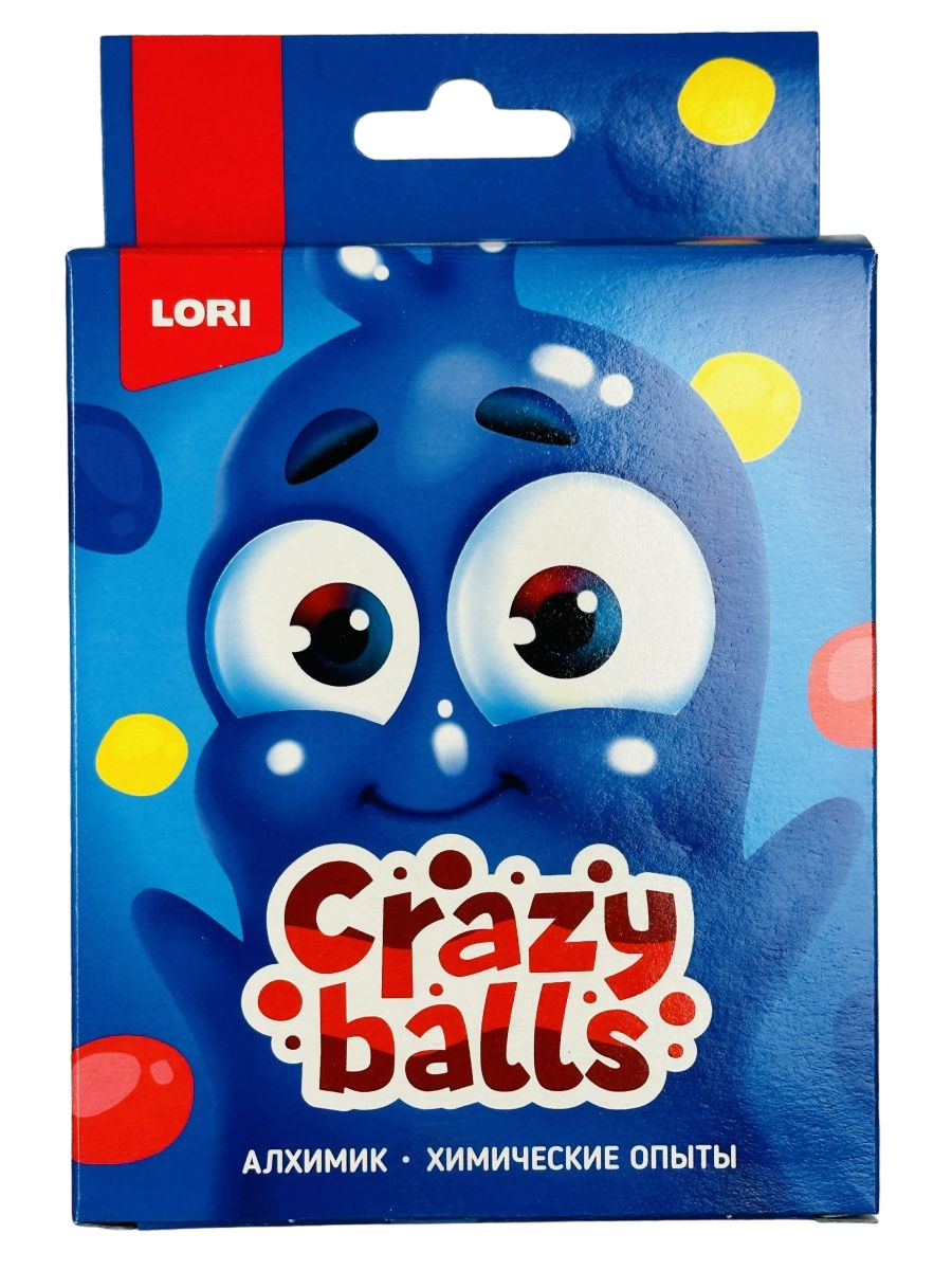 

Набор для опытов Lori CRAZY BALLS разноцветные шарики