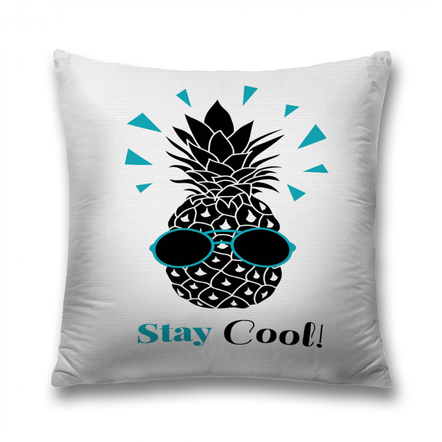 

Наволочка декоративная JoyArty "Крутой ананас" на молнии, 45x45 см, Белый, Крутой ананас