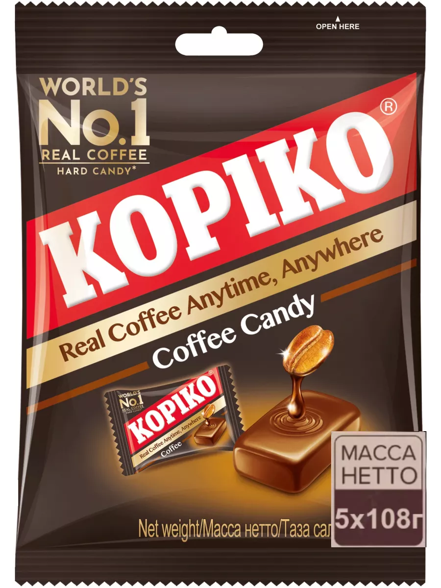 Леденцы Kopiko Coffee Candy 108 г 5 шт