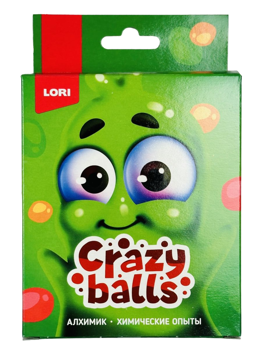 Набор для опытов Lori разноцветные шарики CRAZY BALLS