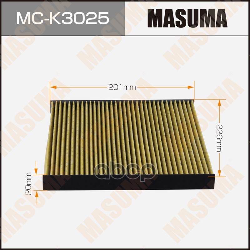 фото Фильтр салона masuma mck3025 masuma mck3025