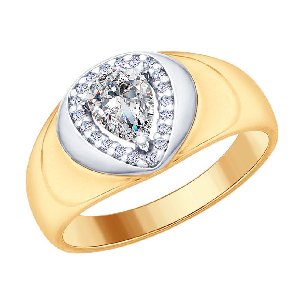 

Кольцо из серебра с фианитом р. 21 SOKOLOV 93010699, 93010699