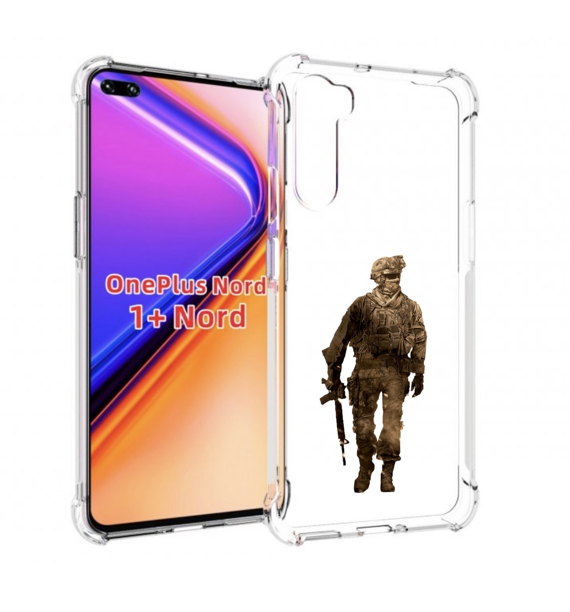 

Чехол MyPads call-of-duty мужской для OnePlus Nord / 1+ Nord (1ая версия), Прозрачный, Tocco