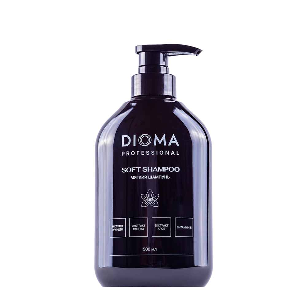 

Шампунь DIOMA PROFESSIONAL мягкий для увлажнения и уплотнения волос Soft 500 мл