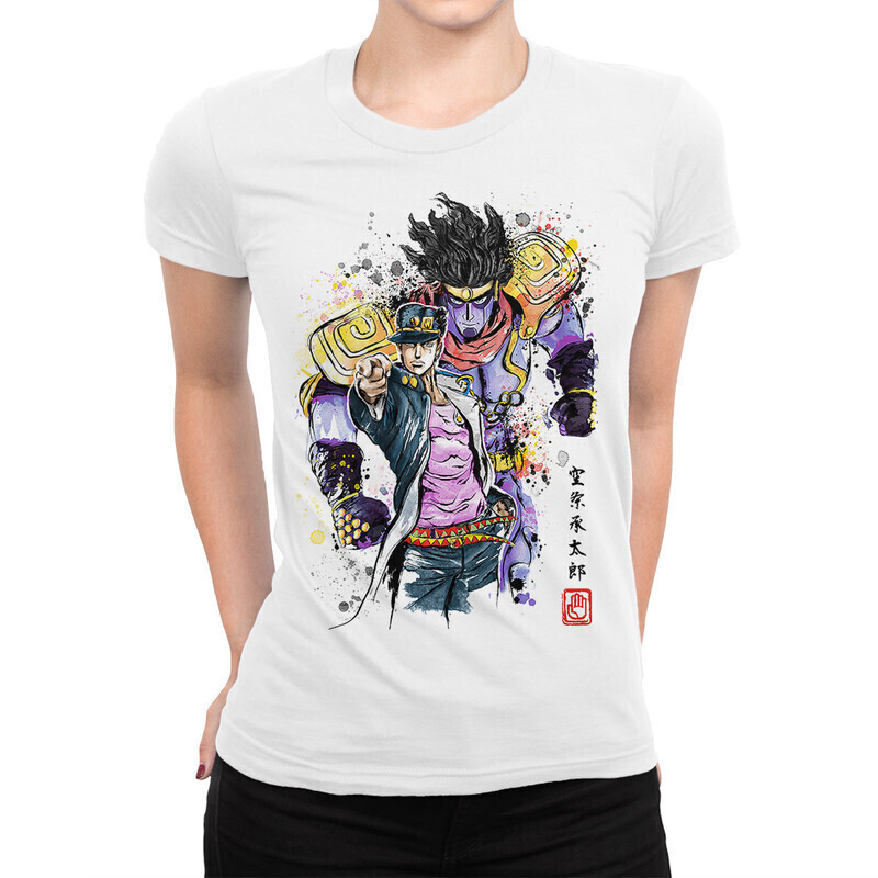 

Футболка женская Dream Shirts JoJo Bizarre Adventure 10003251 белая XL, JoJo Bizarre Adventure 10003251