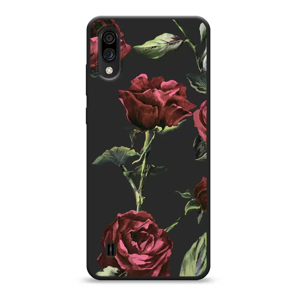 

Чехол Awog на ZTE Blade A5 (2019) / ЗТЕ Блэйд A5 (2019) "Бордовые розы фон", Разноцветный, 133050-8