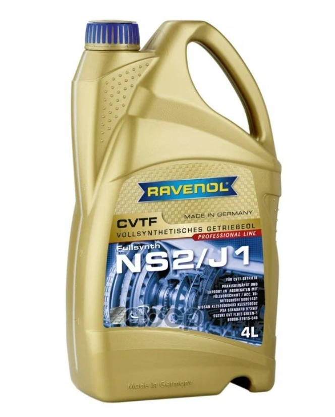 

Трансмиссионное масло RAVENOL 4014835719392 CVTF для вариаторов NS2/J