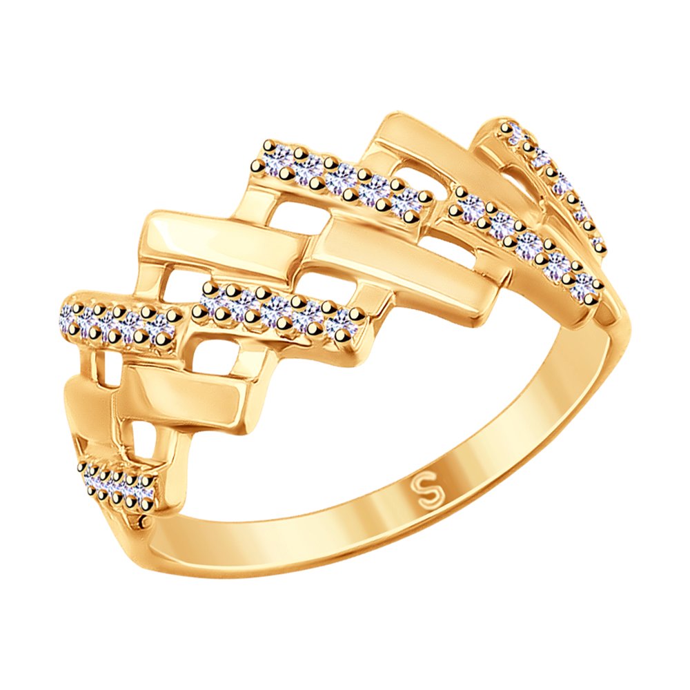 

Кольцо из серебра с фианитом р.  SOKOLOV 93010767, 93010767
