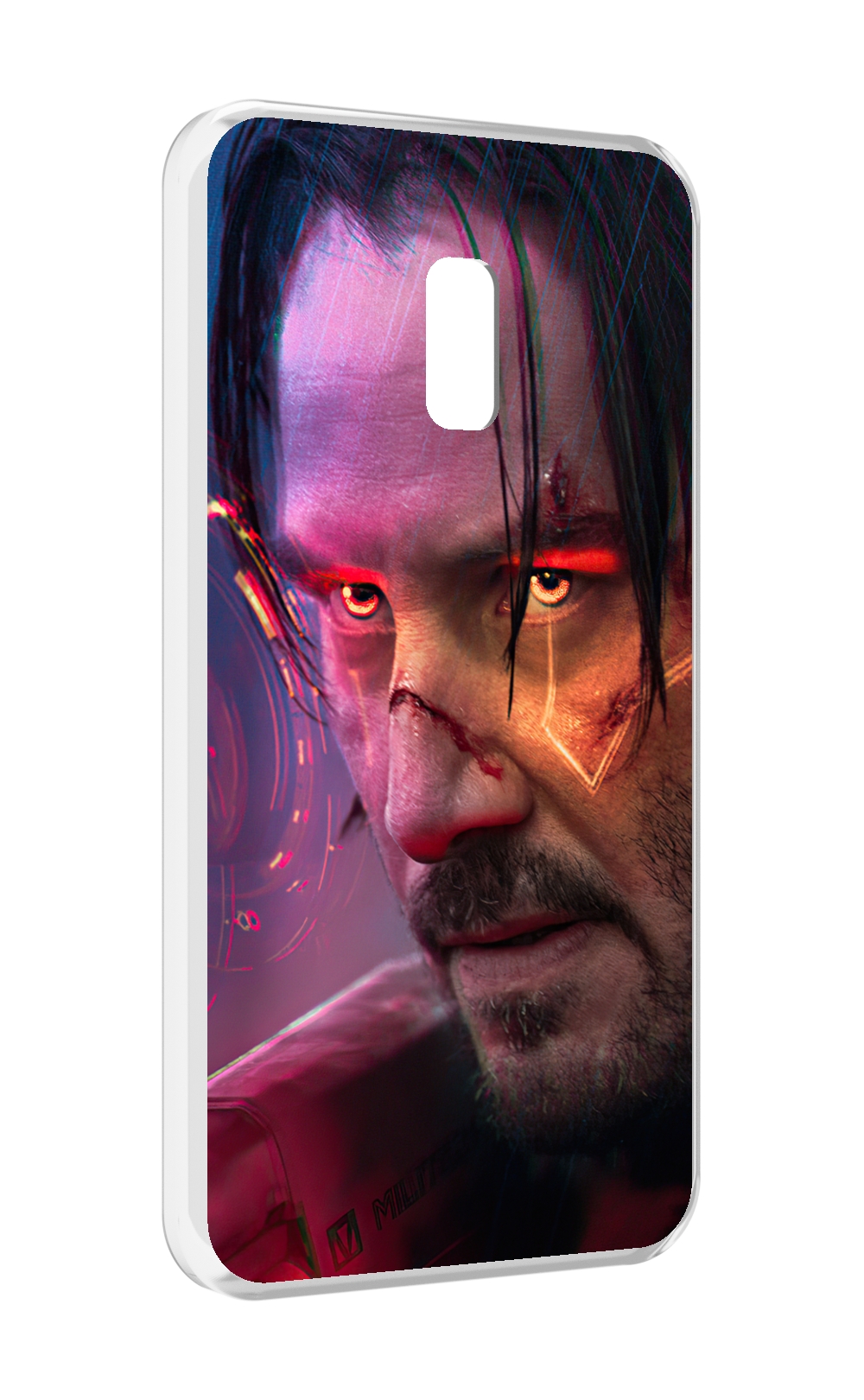 

Чехол MyPads cyberpunk 2077 Джонни Сильверхенд для Meizu 15, Прозрачный, Tocco