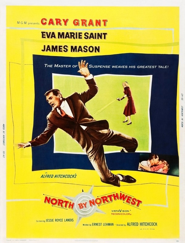

Постер к фильму "На север через северо-запад" (North by Northwest) Оригинальный 76,2x101,6