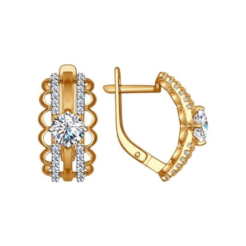 

Серьги из серебра с фианитом SOKOLOV 93020735