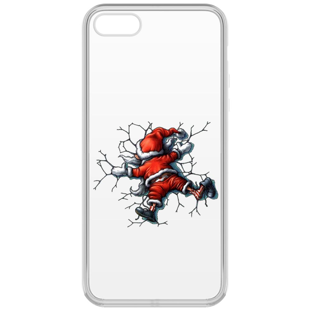 Чехол-накладка Krutoff Clear Case После праздника для iPhone 5/5s