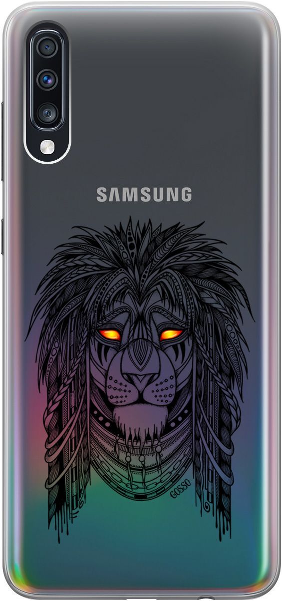 

Чехол на Samsung Galaxy A70/A70s с принтом "Grand Leo" прозрачный, 0