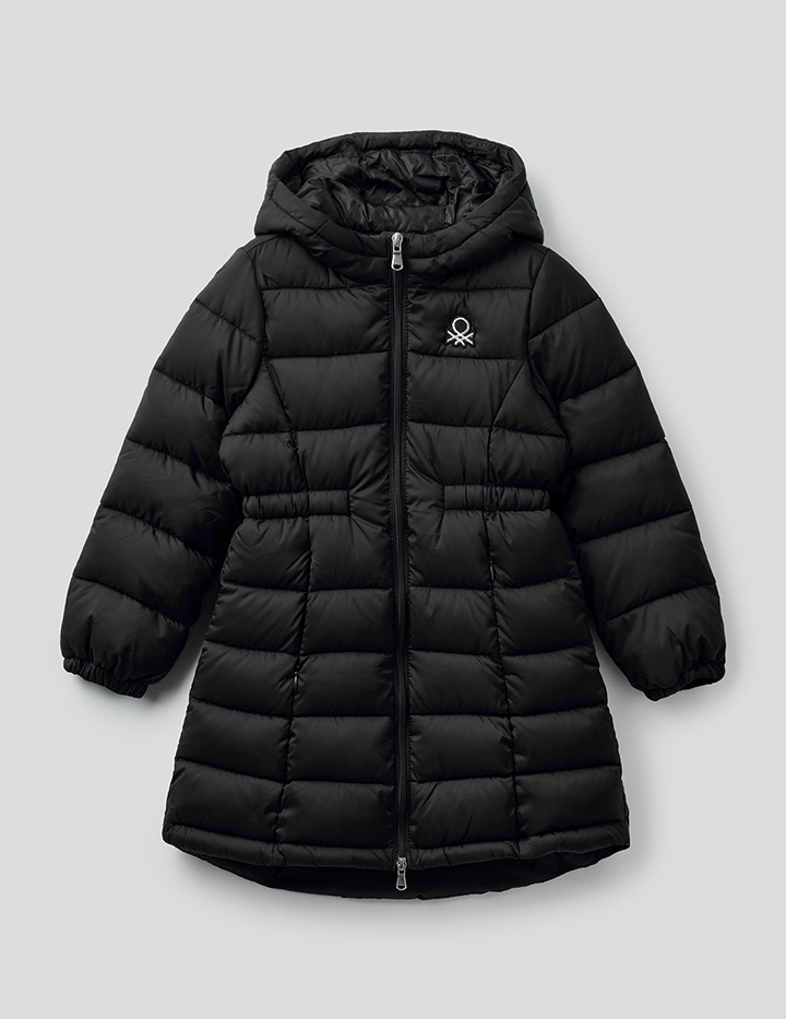 

Куртка для девочек Benetton цв. черный р.116, 21A_2WU053IR0