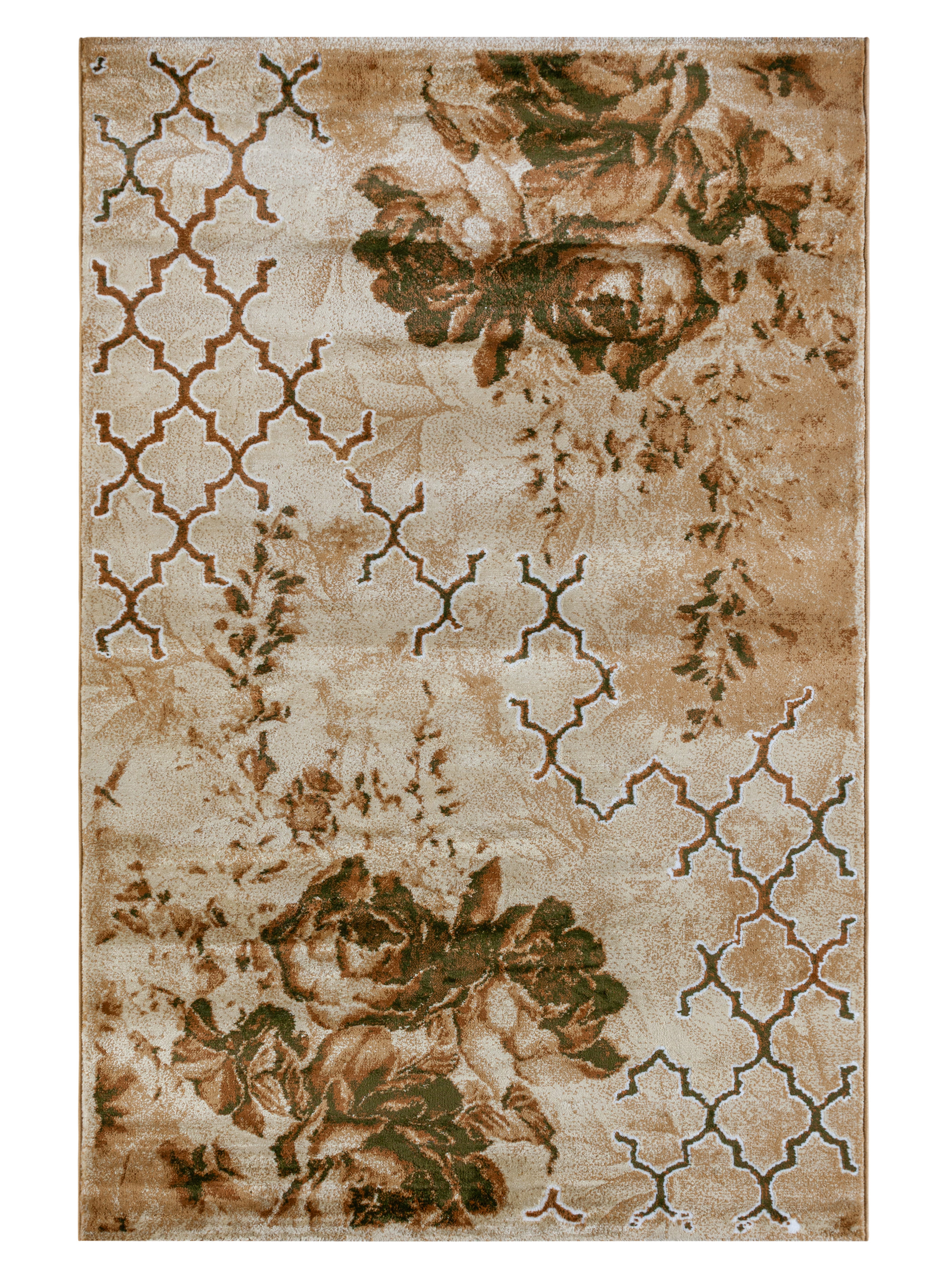 фото Ковер sofia rugs flamingo 4627a прямой зеленый 80x150