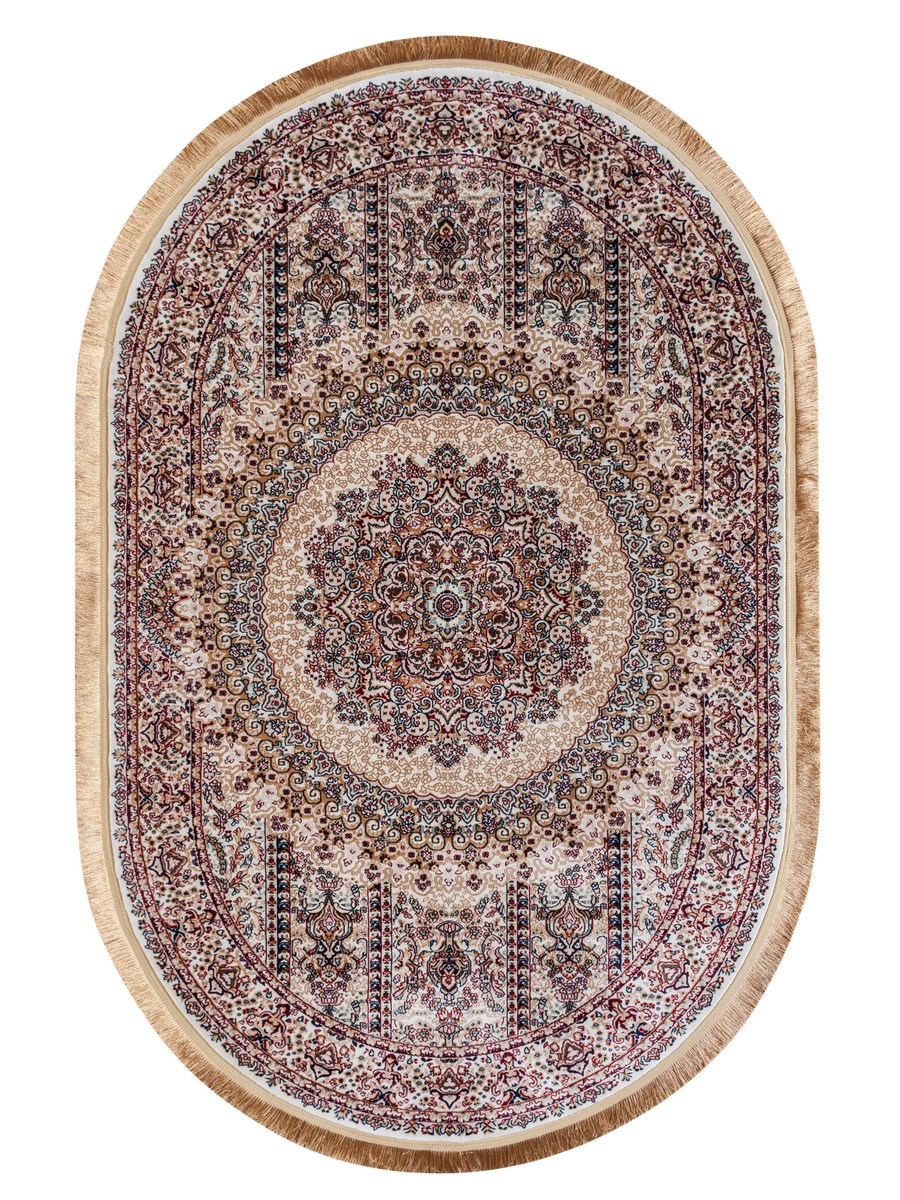 фото Ковер sofia rugs shiraz 8001 овал кремовый 150x230