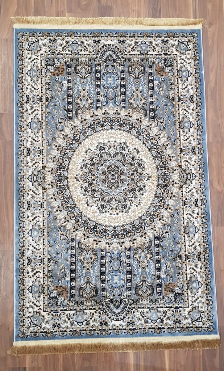 фото Ковер sofia rugs shiraz 8001 прямой голубой 150x230