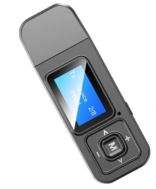 

Адаптер Bluetooth 5.0 MX-T12, LCD-экран, AUX, MX-T12