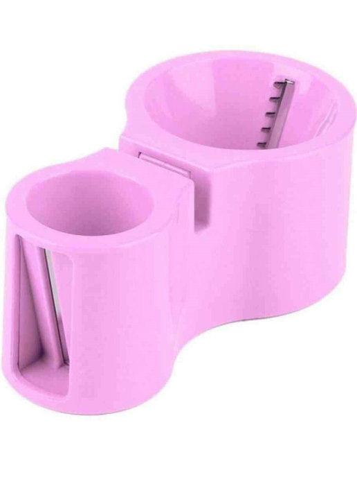 фото Нож спиральный двойной с точилкой для ножей spiral cutter sharpener (цвет: розовый ) markethot