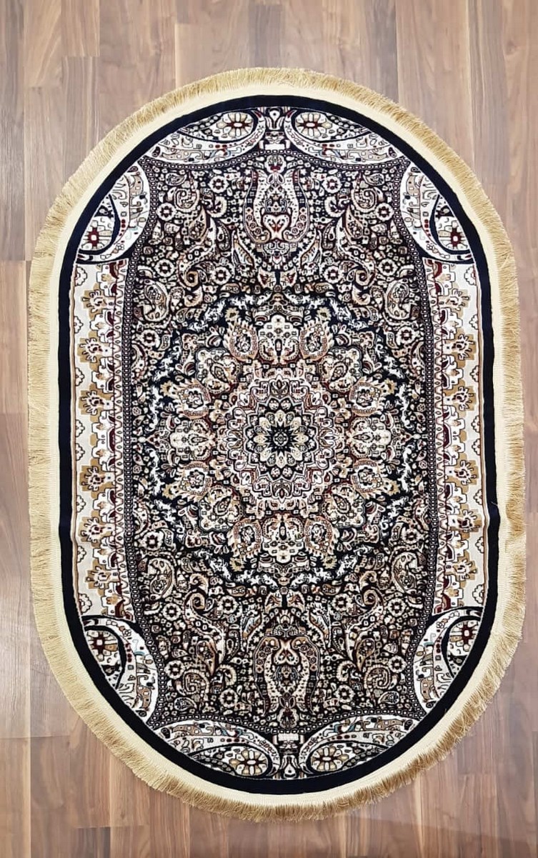 

Ковер Sofia Rugs SHIRAZ 8024 овал т.синий 80x150