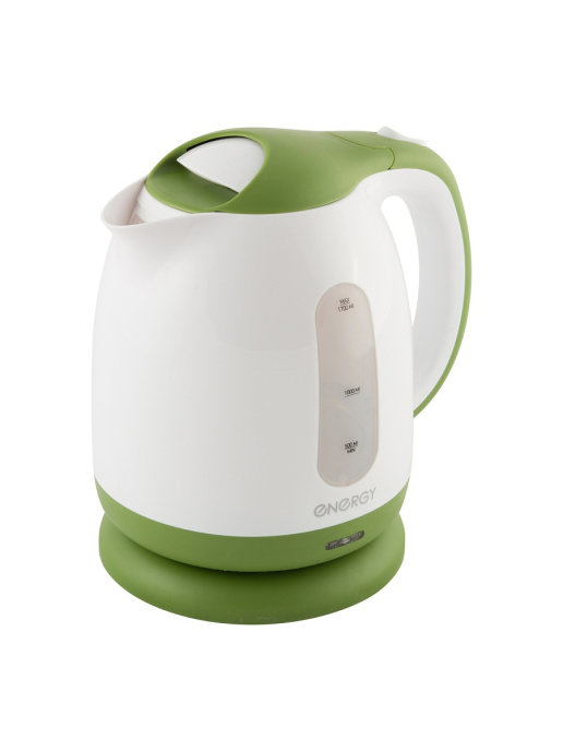 Чайник электрический Energy E-293 1.7 л белый, зеленый фен ts bldc dryer 1850 вт зеленый серебристый