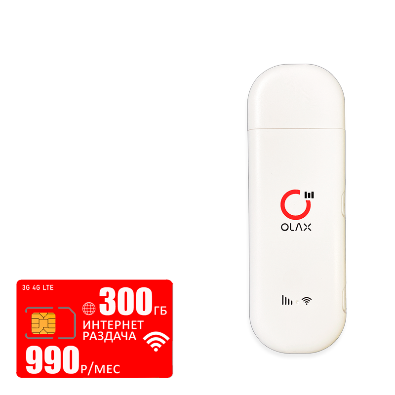 

Usb-модем Olax F90 (modem-f90-mtc-300gb-pro-sb), Белый, F90