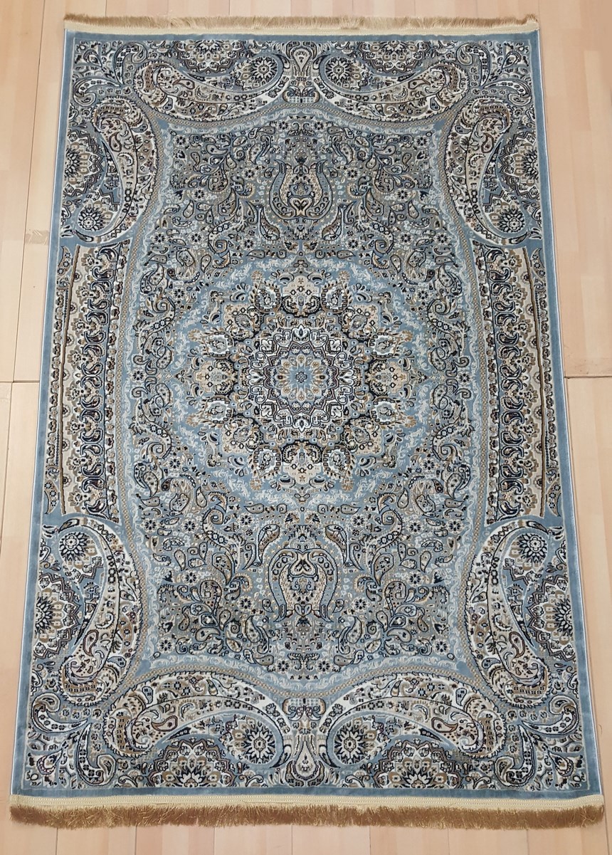 фото Ковер sofia rugs shiraz 8024 прямой голубой 150x230