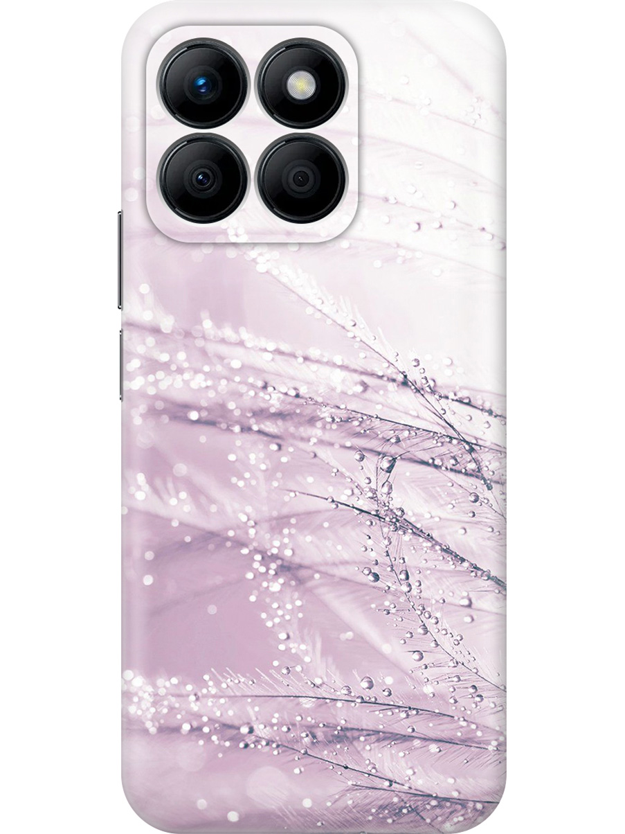 

Силиконовый чехол на Honor X8b с принтом "Капли на розовой траве", Прозрачный;розовый, 781973223
