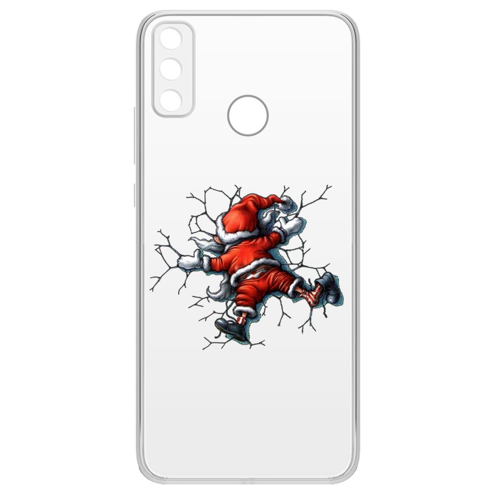 Чехол-накладка Krutoff Clear Case После праздника для Huawei Y8s