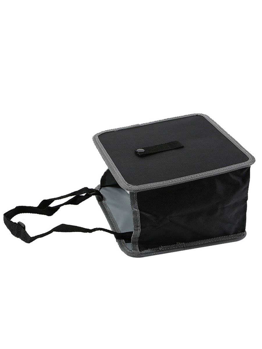 Органайзер автомобильный Vizant CAN для мусора на спинку сиденья черная оксфорд и ПВХ
