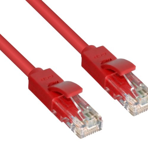 фото Кабель gcr rj45-rj45 30м utp кат.5e, red (gcr-lnc04-30.0m)