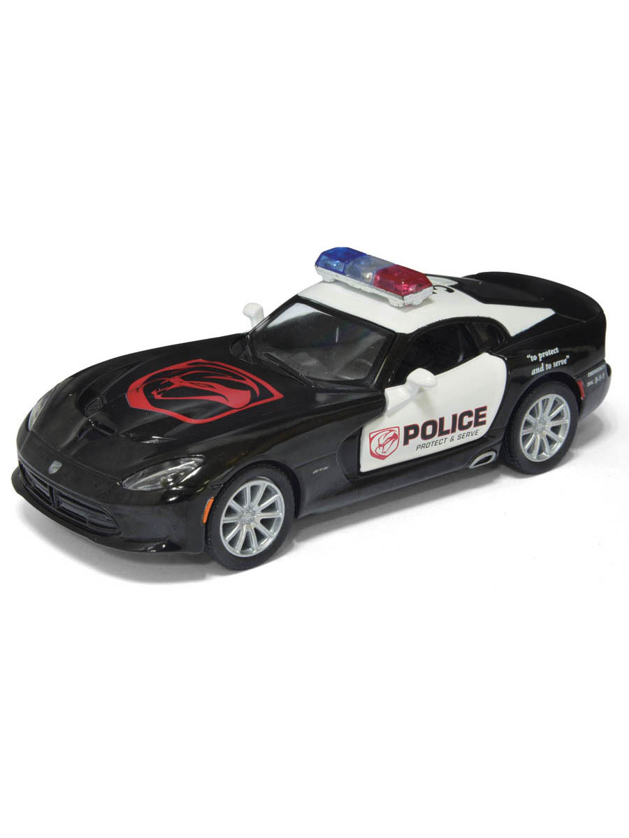 фото Модель машины kinsmart dodge viper srt (police) инерция 1:36 kt5363wp